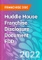 Huddle House Franchise Disclosure Document FDD - Product Thumbnail Image