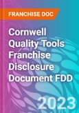 Cornwell Quality Tools Franchise Disclosure Document FDD- Product Image