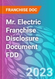 Mr. Electric Franchise Disclosure Document FDD- Product Image