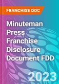 Minuteman Press Franchise Disclosure Document FDD- Product Image