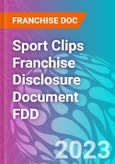 Sport Clips Franchise Disclosure Document FDD- Product Image
