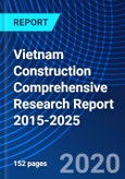 Vietnam Construction Comprehensive Research Report 2015-2025- Product Image