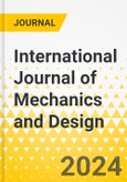 International Journal of Mechanics and Design- Product Image