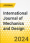 International Journal of Mechanics and Design - Product Thumbnail Image