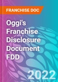 Oggi's Franchise Disclosure Document FDD- Product Image