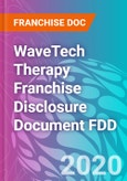 WaveTech Therapy Franchise Disclosure Document FDD- Product Image