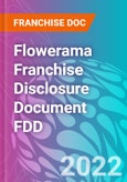 Flowerama Franchise Disclosure Document FDD- Product Image