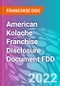 American Kolache Franchise Disclosure Document FDD - Product Thumbnail Image