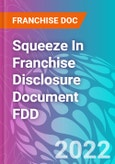 Squeeze In Franchise Disclosure Document FDD- Product Image