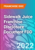 Sidewalk Juice Franchise Disclosure Document FDD- Product Image