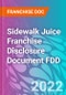 Sidewalk Juice Franchise Disclosure Document FDD - Product Thumbnail Image