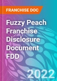 Fuzzy Peach Franchise Disclosure Document FDD- Product Image