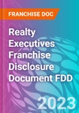 Realty Executives Franchise Disclosure Document FDD- Product Image