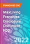 MaxLiving Franchise Disclosure Document FDD - Product Thumbnail Image