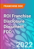 ROI Franchise Disclosure Document FDD- Product Image