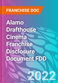 Alamo Drafthouse Cinema Franchise Disclosure Document FDD- Product Image
