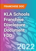 KLA Schools Franchise Disclosure Document FDD- Product Image