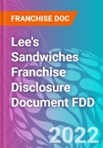 Lee's Sandwiches Franchise Disclosure Document FDD- Product Image