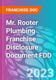 Mr. Rooter Plumbing Franchise Disclosure Document FDD- Product Image