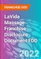 LaVida Massage Franchise Disclosure Document FDD - Product Thumbnail Image