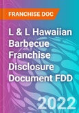 L & L Hawaiian Barbecue Franchise Disclosure Document FDD- Product Image