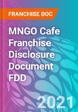 MNGO Cafe Franchise Disclosure Document FDD- Product Image