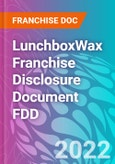 LunchboxWax Franchise Disclosure Document FDD- Product Image