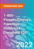 1-800-Flowers/Conroy's Franchise Disclosure Document FDD- Product Image