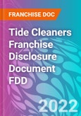 Tide Cleaners Franchise Disclosure Document FDD- Product Image