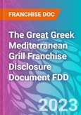 The Great Greek Mediterranean Grill Franchise Disclosure Document FDD- Product Image