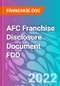 AFC Franchise Disclosure Document FDD - Product Thumbnail Image