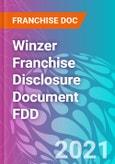 Winzer Franchise Disclosure Document FDD- Product Image