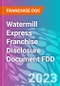 Watermill Express Franchise Disclosure Document FDD - Product Thumbnail Image