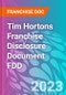 Tim Hortons Franchise Disclosure Document FDD - Product Thumbnail Image