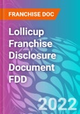 Lollicup Franchise Disclosure Document FDD- Product Image