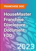 HouseMaster Franchise Disclosure Document FDD- Product Image