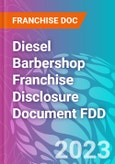 Diesel Barbershop Franchise Disclosure Document FDD- Product Image