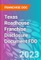 Texas Roadhouse Franchise Disclosure Document FDD - Product Thumbnail Image