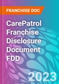 CarePatrol Franchise Disclosure Document FDD- Product Image