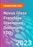 Novus Glass Franchise Disclosure Document FDD- Product Image