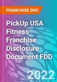 PickUp USA Fitness Franchise Disclosure Document FDD- Product Image