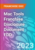 Mac Tools Franchise Disclosure Document FDD- Product Image