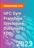 UFC Gym Franchise Disclosure Document FDD- Product Image