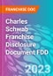 Charles Schwab Franchise Disclosure Document FDD - Product Thumbnail Image