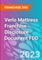 Verlo Mattress Franchise Disclosure Document FDD - Product Thumbnail Image