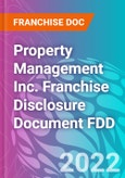 Property Management Inc. Franchise Disclosure Document FDD- Product Image