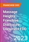 Massage Heights Franchise Disclosure Document FDD - Product Thumbnail Image