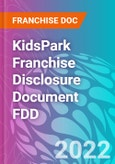 KidsPark Franchise Disclosure Document FDD- Product Image