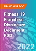 Fitness 19 Franchise Disclosure Document FDD- Product Image