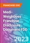 Medi-Weightloss Franchise Disclosure Document FDD - Product Thumbnail Image